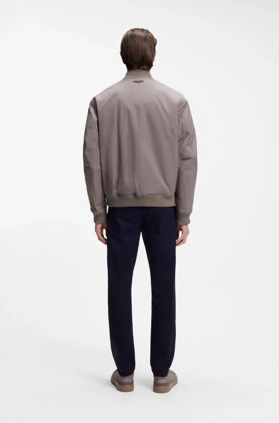 BOSS x ASTON MARTIN bomber jacket in water-repellent twill BOSS x ASTON MARTIN bomber jacket in water-repellent twill