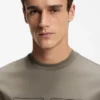 BOSS x ASTON MARTIN mercerized-cotton T-shirt with wing detail