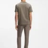 BOSS x ASTON MARTIN mercerized-cotton T-shirt with wing detail