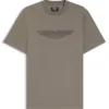 BOSS x ASTON MARTIN mercerized-cotton T-shirt with wing detail
