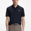 BOSS x ASTON MARTIN polo shirt in cotton jacquard