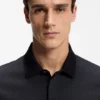 BOSS x ASTON MARTIN polo shirt in wool-cotton piqué BOSS x ASTON MARTIN polo shirt in wool-cotton piqué