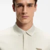 BOSS x ASTON MARTIN polo shirt in wool-cotton piqué BOSS x ASTON MARTIN polo shirt in wool-cotton piqué