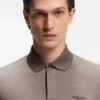 BOSS x ASTON MARTIN polo shirt in wool-cotton piqué BOSS x ASTON MARTIN polo shirt in wool-cotton piqué
