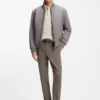 BOSS x ASTON MARTIN polo shirt in wool-cotton piqué BOSS x ASTON MARTIN polo shirt in wool-cotton piqué
