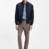 BOSS x ASTON MARTIN polo shirt in wool-cotton piqué BOSS x ASTON MARTIN polo shirt in wool-cotton piqué