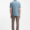 BOSS x ASTON MARTIN polo shirt in wool-cotton piqué BOSS x ASTON MARTIN polo shirt in wool-cotton piqué