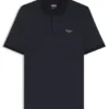 BOSS x ASTON MARTIN polo shirt in wool-cotton piqué BOSS x ASTON MARTIN polo shirt in wool-cotton piqué