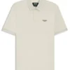 BOSS x ASTON MARTIN polo shirt in wool-cotton piqué BOSS x ASTON MARTIN polo shirt in wool-cotton piqué