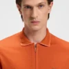 BOSS x ASTON MARTIN polo shirt with nubuck logo