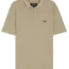 BOSS x ASTON MARTIN polo shirt with nubuck logo