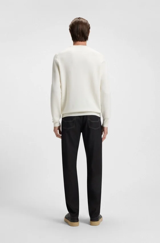 BOSS x ASTON MARTIN sweater with embroidered logo BOSS x ASTON MARTIN sweater with embroidered logo