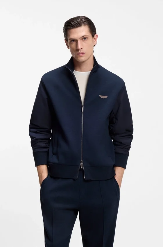 BOSS x ASTON MARTIN sweatshirt with wing detail BOSS x ASTON MARTIN sweatshirt with wing detail