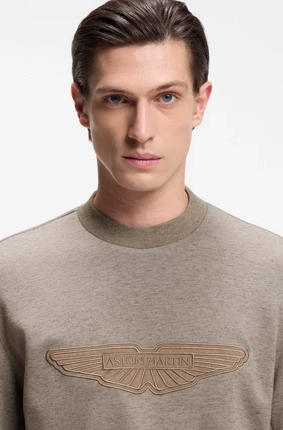 BOSS x ASTON MARTIN sweatshirt with wing detail BOSS x ASTON MARTIN sweatshirt with wing detail