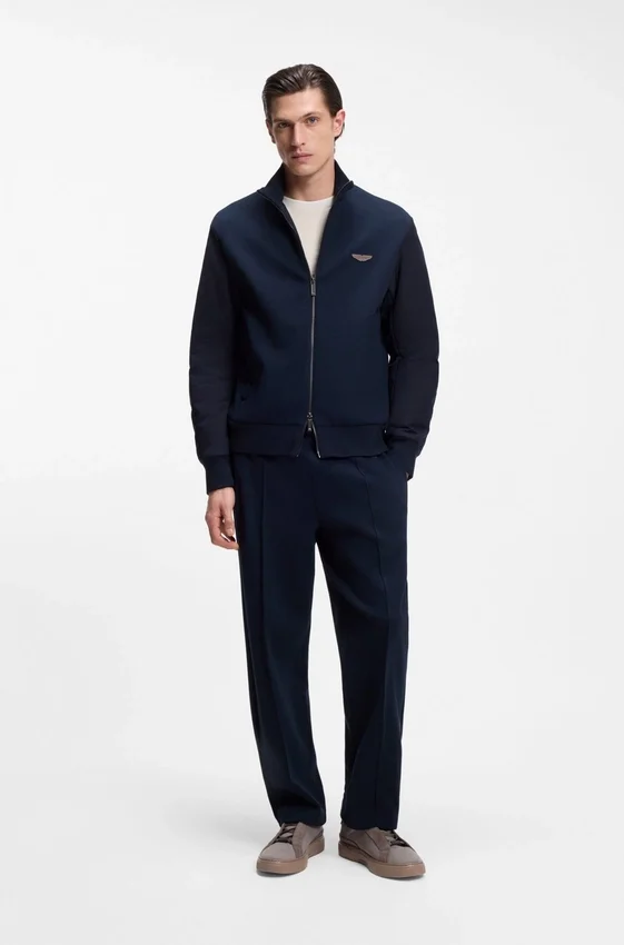 BOSS x ASTON MARTIN sweatshirt with wing detail BOSS x ASTON MARTIN sweatshirt with wing detail