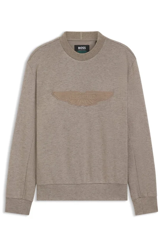 BOSS x ASTON MARTIN sweatshirt with wing detail BOSS x ASTON MARTIN sweatshirt with wing detail