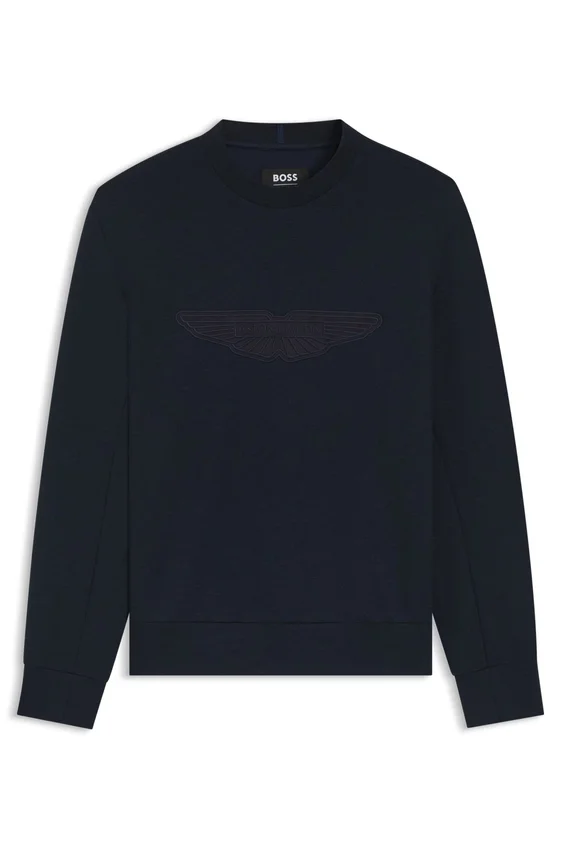 BOSS x ASTON MARTIN sweatshirt with wing detail BOSS x ASTON MARTIN sweatshirt with wing detail