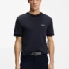 BOSS x ASTON MARTIN T-shirt in wool-cotton jacquard BOSS x ASTON MARTIN T-shirt in wool-cotton jacquard