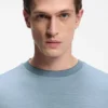 BOSS x ASTON MARTIN T-shirt in wool-cotton jacquard BOSS x ASTON MARTIN T-shirt in wool-cotton jacquard