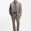 BOSS x ASTON MARTIN T-shirt in wool-cotton jacquard BOSS x ASTON MARTIN T-shirt in wool-cotton jacquard