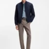 BOSS x ASTON MARTIN T-shirt in wool-cotton jacquard BOSS x ASTON MARTIN T-shirt in wool-cotton jacquard
