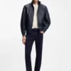 BOSS x ASTON MARTIN T-shirt in wool-cotton jacquard BOSS x ASTON MARTIN T-shirt in wool-cotton jacquard