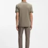 BOSS x ASTON MARTIN T-shirt in wool-cotton jacquard BOSS x ASTON MARTIN T-shirt in wool-cotton jacquard