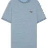 BOSS x ASTON MARTIN T-shirt in wool-cotton jacquard BOSS x ASTON MARTIN T-shirt in wool-cotton jacquard