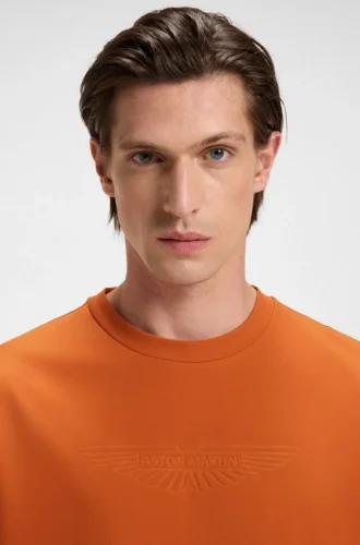 BOSS x ASTON MARTIN T-shirt with embossed logo