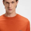 BOSS x ASTON MARTIN T-shirt with nubuck logo BOSS x ASTON MARTIN T-shirt with nubuck logo