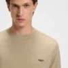 BOSS x ASTON MARTIN T-shirt with nubuck logo BOSS x ASTON MARTIN T-shirt with nubuck logo
