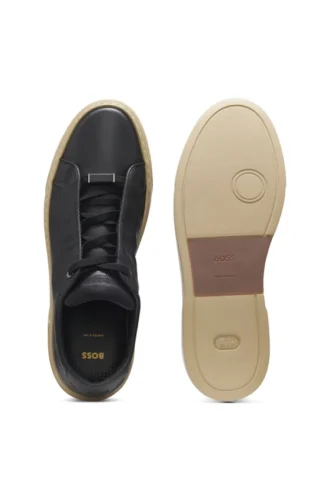 BOSS x ASTON MARTIN trainers in leather