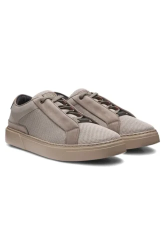 BOSS x ASTON MARTIN trainers with leather trims