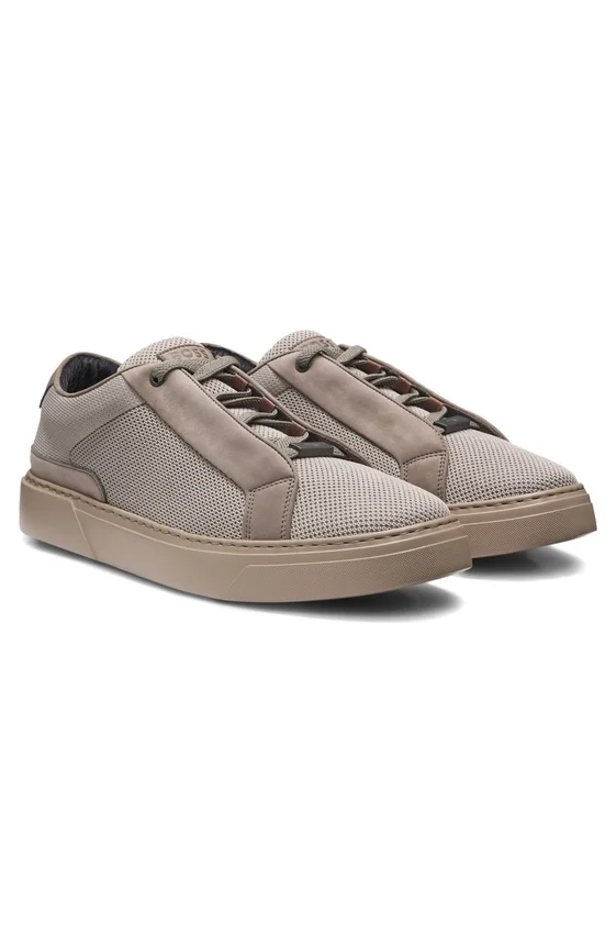 BOSS x ASTON MARTIN trainers with leather trims BOSS x ASTON MARTIN trainers with leather trims