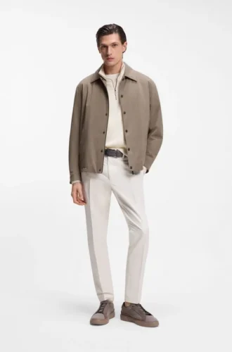 BOSS x ASTON MARTIN wool-blend jacket