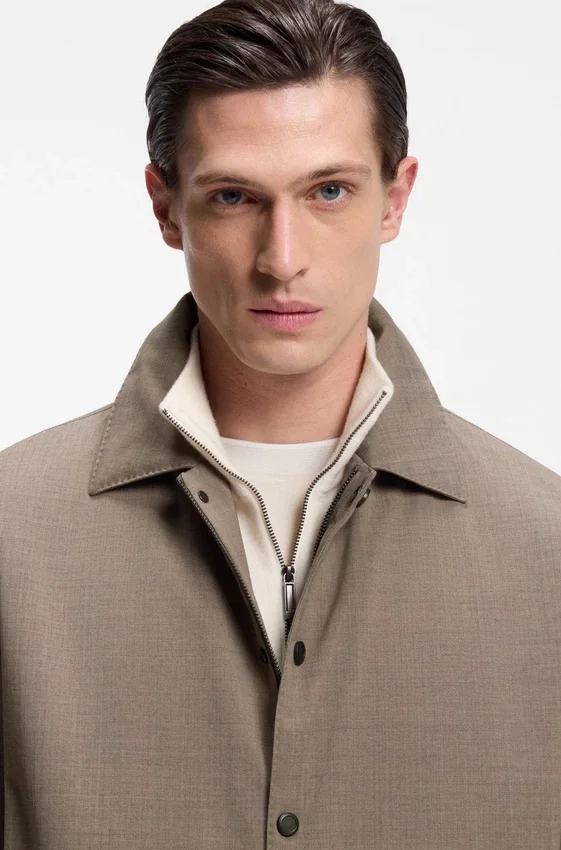 BOSS x ASTON MARTIN wool-blend jacket BOSS x ASTON MARTIN wool-blend jacket