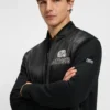 BOSS x DALLAS COWBOYS bomber jacket with helmet graphic
