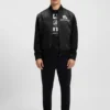 BOSS x DALLAS COWBOYS bomber jacket with helmet graphic