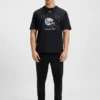 BOSS x DALLAS COWBOYS T-shirt with helmet graphic