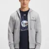 BOSS x DALLAS COWBOYS zip-up hoodie with alternative logo BOSS x DALLAS COWBOYS zip-up hoodie with alternative logo