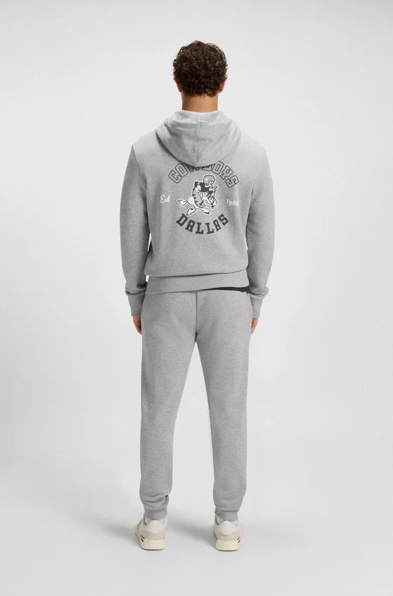 BOSS x DALLAS COWBOYS zip-up hoodie with alternative logo BOSS x DALLAS COWBOYS zip-up hoodie with alternative logo