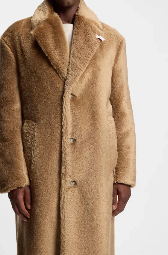 BOSS x Steiff coat in textured wool and cotton BOSS x Steiff coat in textured wool and cotton