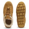 BOSS x Steiff fur-trim trainers in suede