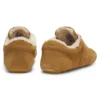 BOSS x Steiff fur-trim trainers in suede