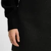 Bouclé mini skirt with chain tape
