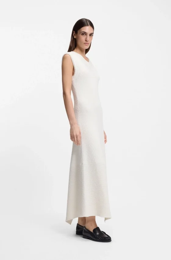 Bouclé-yarn dress in a slim fit Bouclé-yarn dress in a slim fit