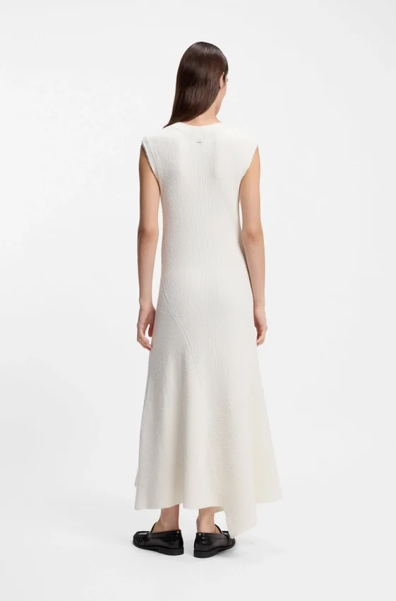 Bouclé-yarn dress in a slim fit Bouclé-yarn dress in a slim fit