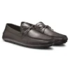 Bow-trim driver moccasins in leather