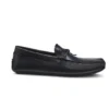 Bow-trim driver moccasins in leather