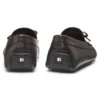 Bow-trim driver moccasins in leather